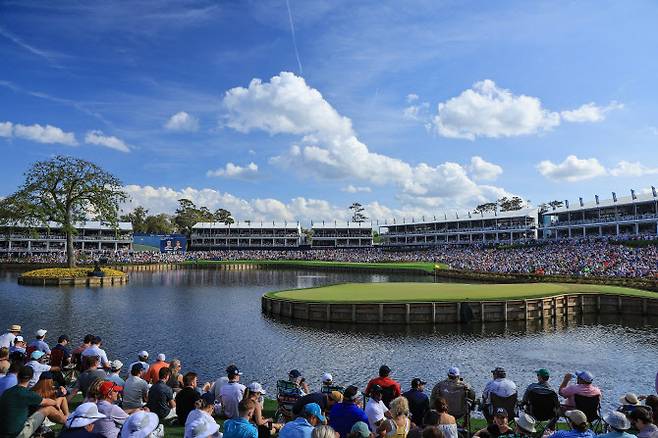 플레이어스 챔피언십의 17번홀(사진=AFPBBNews)