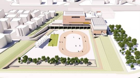 산남 국민체육센터 조감도. 청주시 제공