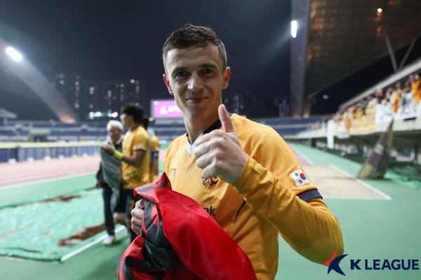 아사니(광주FC). 한국프로축구연맹 제공