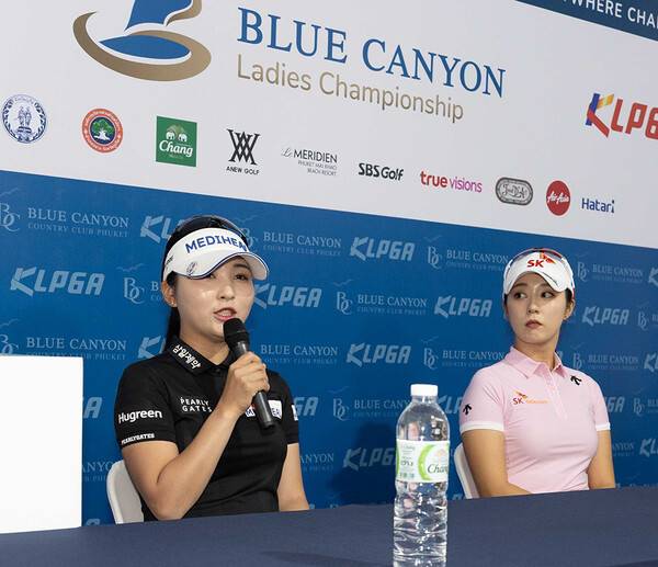 한국여자프로골프(KLPGA) 투어 2025시즌 첫 대회인 블루캐니언 레이디스 챔피언십에 출전하는 이예원, 김재희 프로. 사진제공=KLPGA