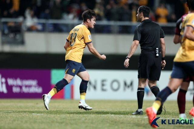 광주FC 박정인./한국프로축구연맹