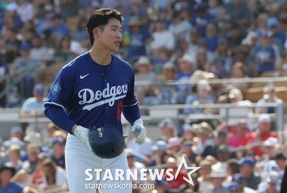 LA 다저스 김혜성. /사진=김진경 대기자