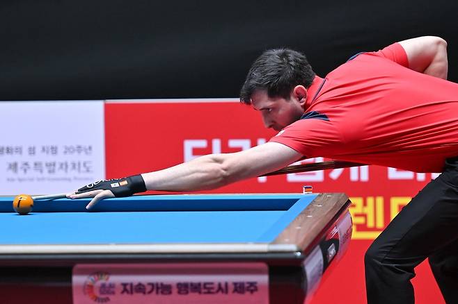 월드챔피언십 조별리그에서 고배를 마신 마르티네스 [PBA 제공. 재판매 및 DB 금지]