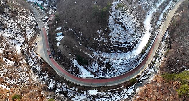 화천 광덕고개 전경 [화천군 제공.재판매 및 DB 금지]