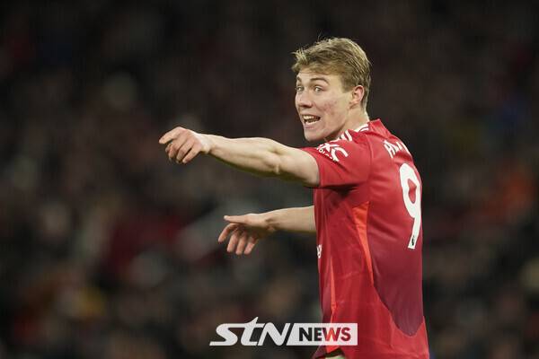 맨체스터 유나이티드 라스무스 호일룬. 사진┃뉴시스/AP