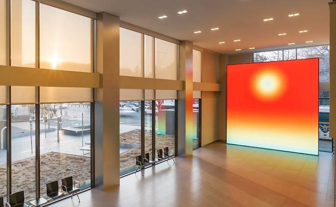 Hyundai Card MoMA Digital Wall in Seoul (Courtesy of Hyundai Card)