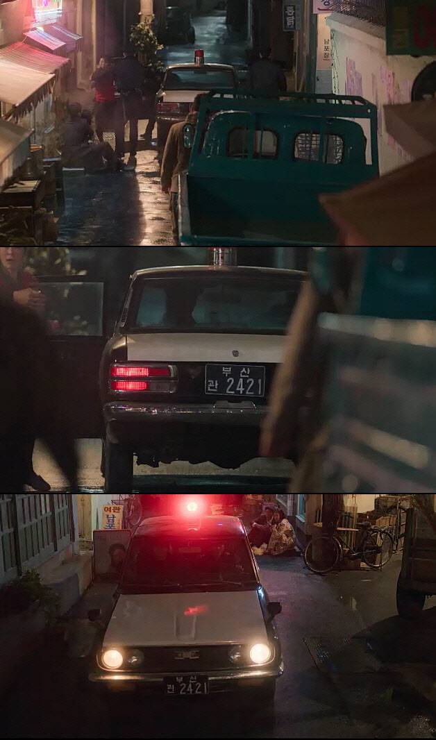 넷플릭스 시리즈 ‘폭싹 속았수다’에 등장한 신진 코로나 순찰차. (사진=넷플릭스)