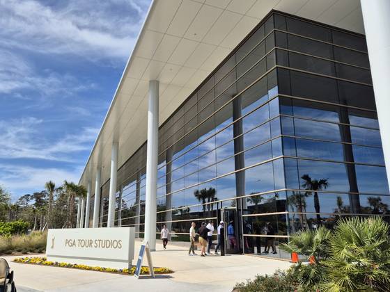 PGA투어 스튜디오. 성호준 기자