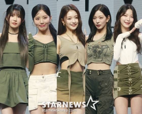 프로미스나인 송하영, 박지원, 이나경, 이채영, 백지헌 /사진=스타뉴스