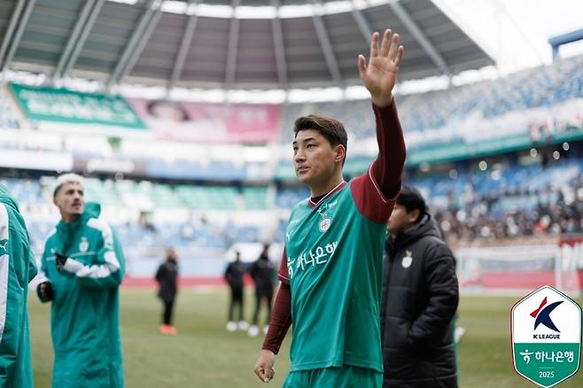 대전 주민규. 사진 | 한국프로축구연맹