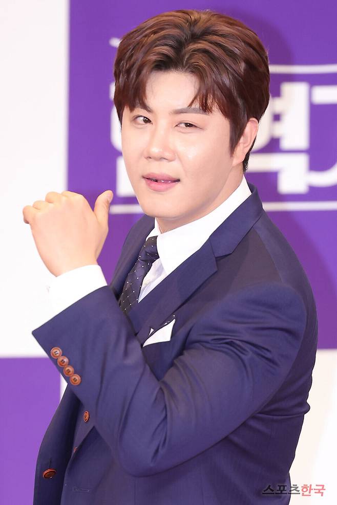 MBN 서바이벌 예능 '현역가왕2' 기자간담회에 참석한 진해성. 25.3.12 ⓒ이혜영 기자 lhy@hankooki.com
