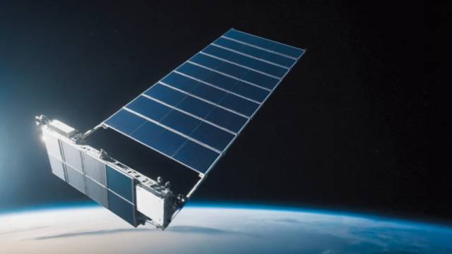 미국 스페이스X의 위성 통신 서비스 ‘스타링크’의 저궤도 통신 위성. 스페이스X 홈페이지 캡처