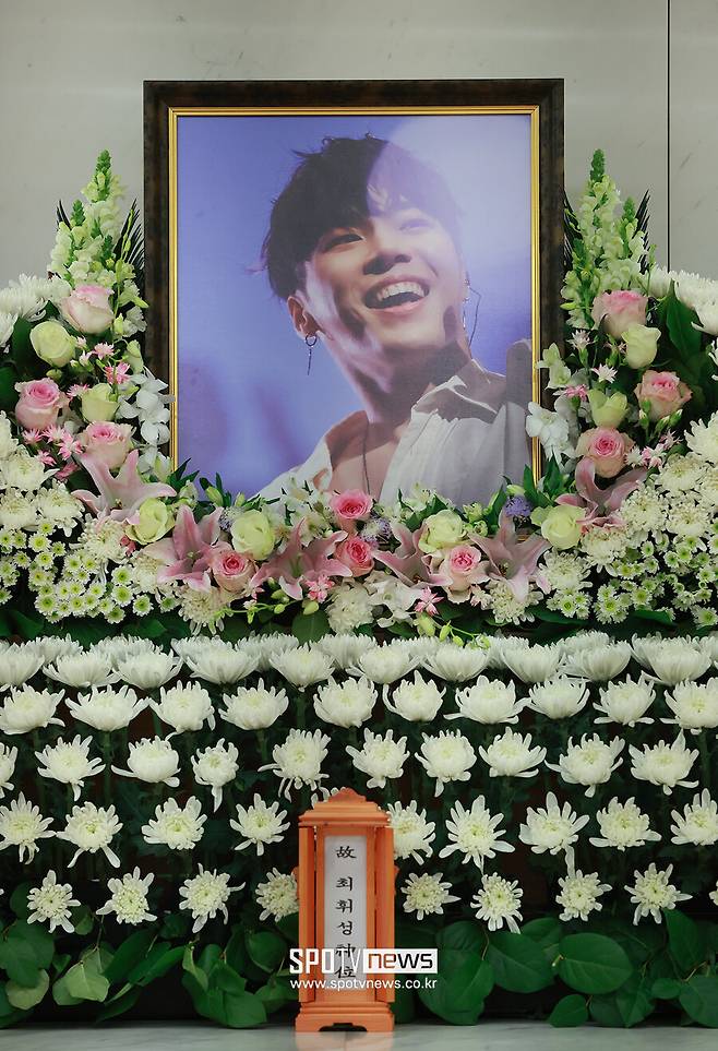 ▲ 고 휘성 빈소. ⓒ사진공동취재단