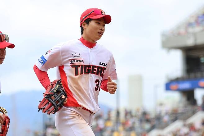 ▲ 그간 2군에 있었던 박재현은 시범경기 막판 1군 엔트리 경쟁의 또 하나의 도전자로 떠올랐다 ⓒKIA타이거즈