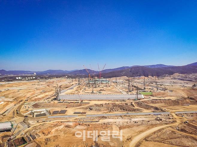 용인특례시 처인구 원삼면 용인 반도체클러스터 일반산업단지 공사 현장 전경.(사진=용인시)