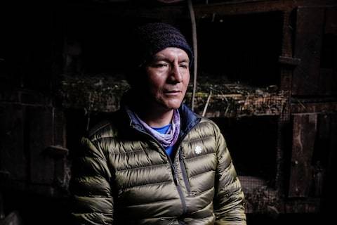 독일 RWE를 상대로 기후소송을 제기한 페루의 농부 루치아노 리우야. /로이터=뉴스1