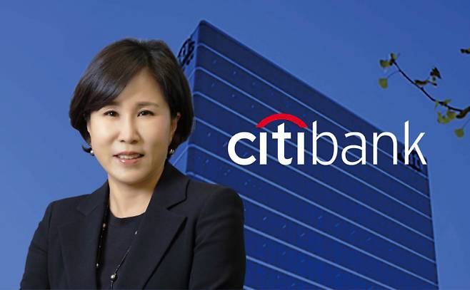 씨티은행 유명순 은행장 /그래픽=김은옥 기자