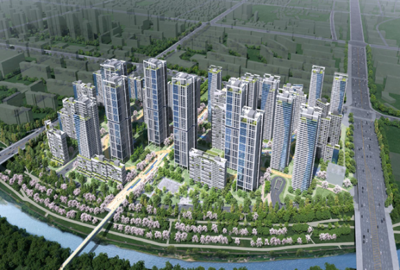 대치미도아파트 재건축 조감도