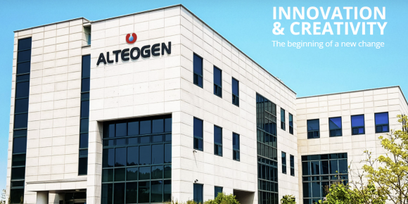 알테오젠 홈페이지 캡쳐.