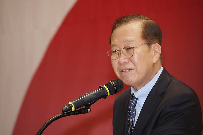 권영세 국민의힘 비상대책위원장이 17일 서울 여의도 국회 의원회관에서 열린 전국 시·도당 및 당원협의회 주요당직자 연수에서 발언하고 있다. ⓒ연합뉴스