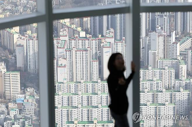 토허제 해제, 강남3구 아파트 가격 2018년 이후 최대폭 상승 [연합뉴스 자료사진]