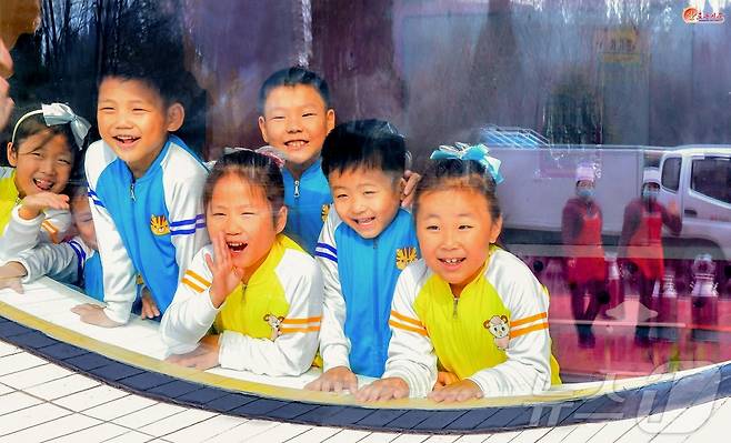 (평양 노동신문=뉴스1) = 북한 어린이들. [국내에서만 사용가능. 재배포 금지. DB 금지. For Use Only in the Republic of Korea. Redistribution Prohibited] rodongphoto@news1.kr