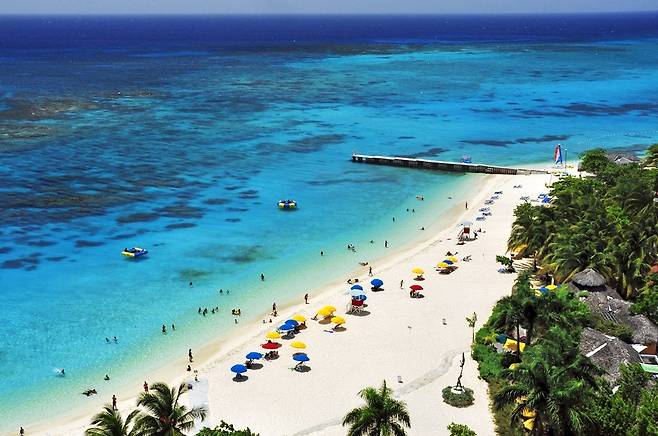 신혼여행지로 사랑받고 있는 카리브해 [연합]