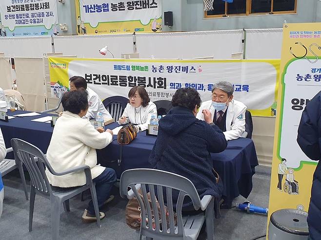 농촌왕진버스 현장 [농림축산식품부 제공. 재판매 및 DB금지]