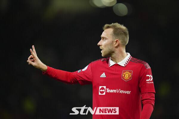 맨체스터 유나이티드 크리스티안 에릭센. 사진┃뉴시스/AP