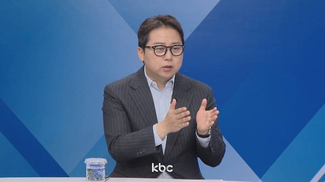 ▲ 18일 KBC '여의도초대석'에 출연한 장예찬 전 국민의힘 최고위원&nbsp;