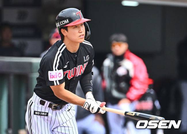 [OSEN=부산, 이석우 기자] LG 트윈스 구본혁 140 2025.03.10 / foto0307@osen.co.kr