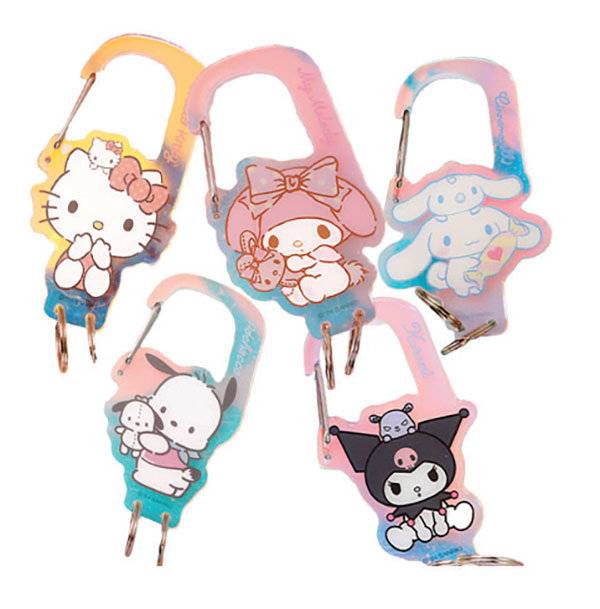 각종 인기 캐릭터로 디자인한 카라비너. 네이버 쇼핑몰 스위트랩 캡처