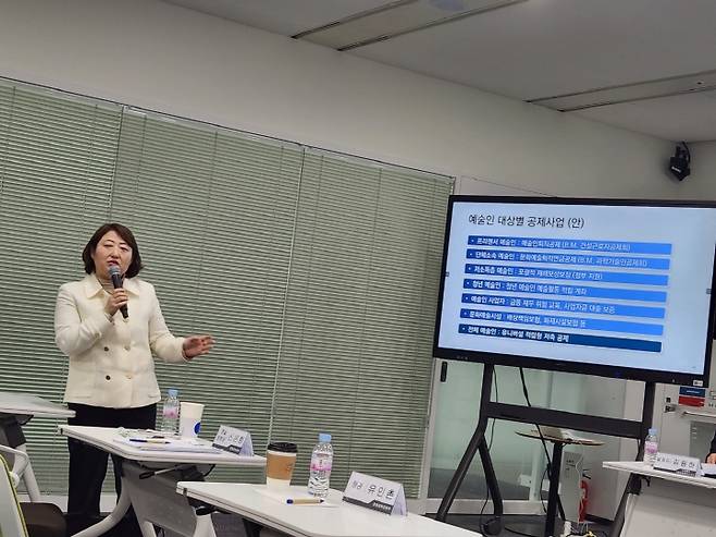 신은향 예술정책관은 "예술인공제회는 예술인이 자립할 수 있는 운영체계를 만들기 위한 방안이다"라고 강조했다.