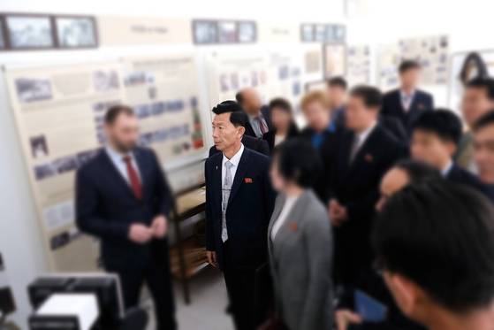 지난해 2월 러시아를 찾은 김광욱. [사진 러시아 연방예산과학원]