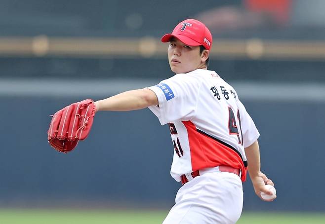 ▲ 투구하는 황동하 [KIA타이거즈]