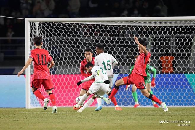 오만 동점골. 사진=게티이미지코리아