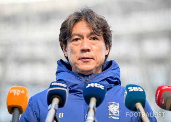 홍명보 대한민국 남자 축구대표팀 감독. 서형권 기자