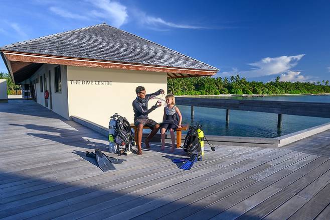 다양한 해양 액티비티를 제공하는 더 다이브 센터. 사진제공|팜투어