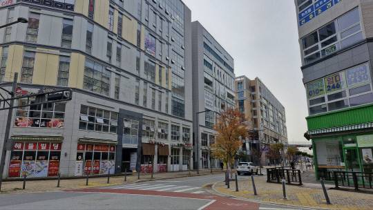 세종시 신도심의 한 상업시설 전경. 강대묵 기자