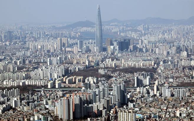 서울 동남권 아파트 전경. 사진=연합뉴스
