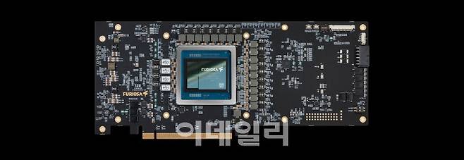 퓨리오사AI AI 칩 레니게이드(RNGD) 이미지(사진=퓨리오사AI 홈페이지 갈무리)