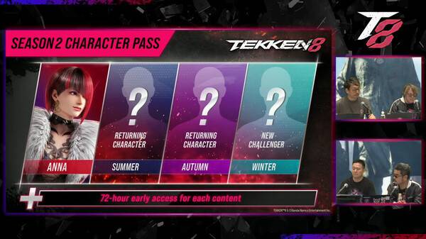 - 겨울에는 철권8 오리지널 캐릭터가 추가된다