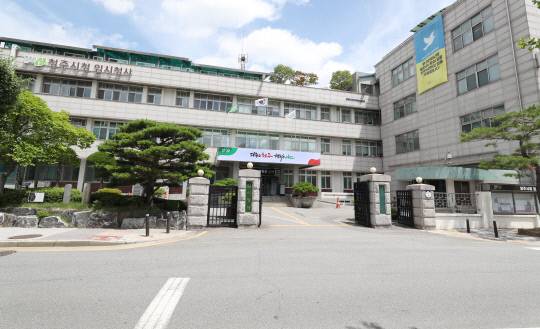 청주시청 임시청사. 청주시 제공