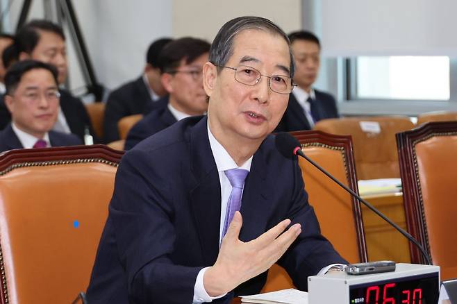 한덕수 국무총리. 연합