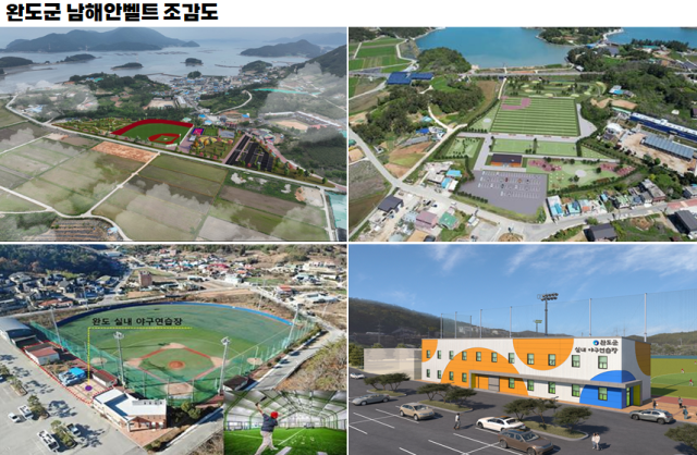 완도군 남해안벨트 조감도./KBO