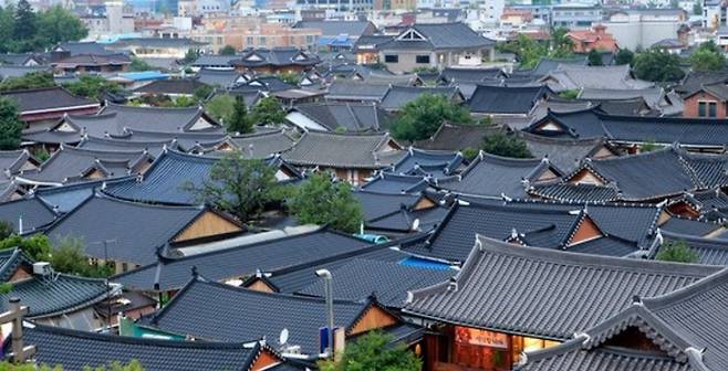 전주 한옥 마을.