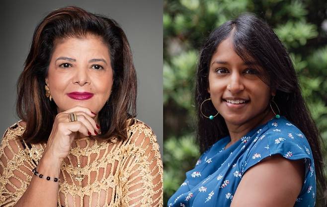 루이자 헬레나 트라자노 대표(왼쪽)와 스베타 자넘팔리 대표