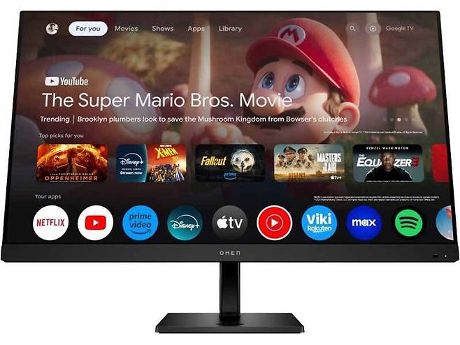 4K 144Hz 지원의 32인치 스마트 모니터 ‘오멘 32x 스마트 게이밍(OMEN 32x Smart Gaming)' / 출처=HP