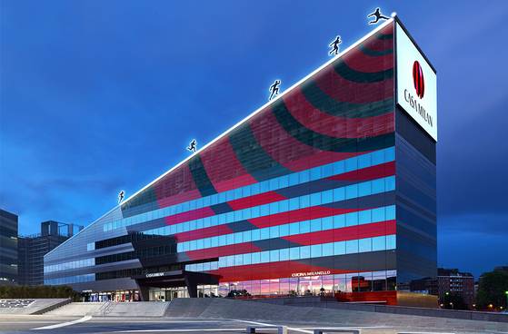 축구팀 AC 밀란 본사. [사진 파비오 노벰브레 스튜디오]