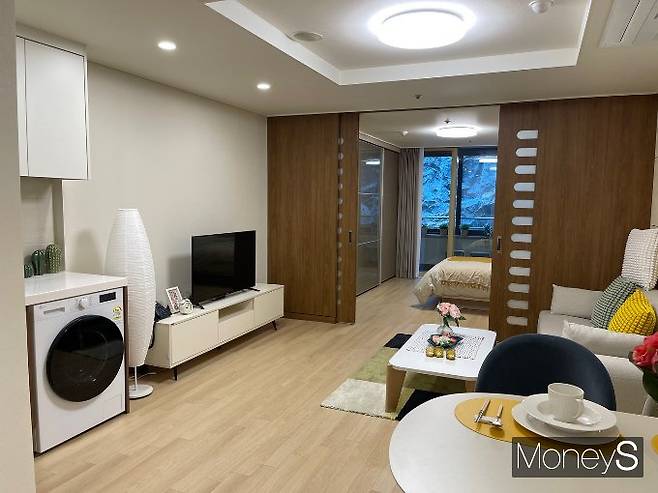 사진은 전용면적 13.1평 입주공간 내부./사진=유찬우 기자